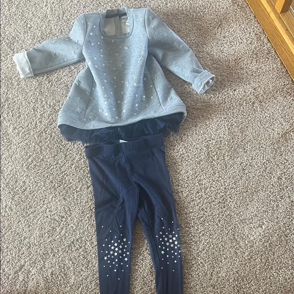 Kids Blue Starry Matching Set